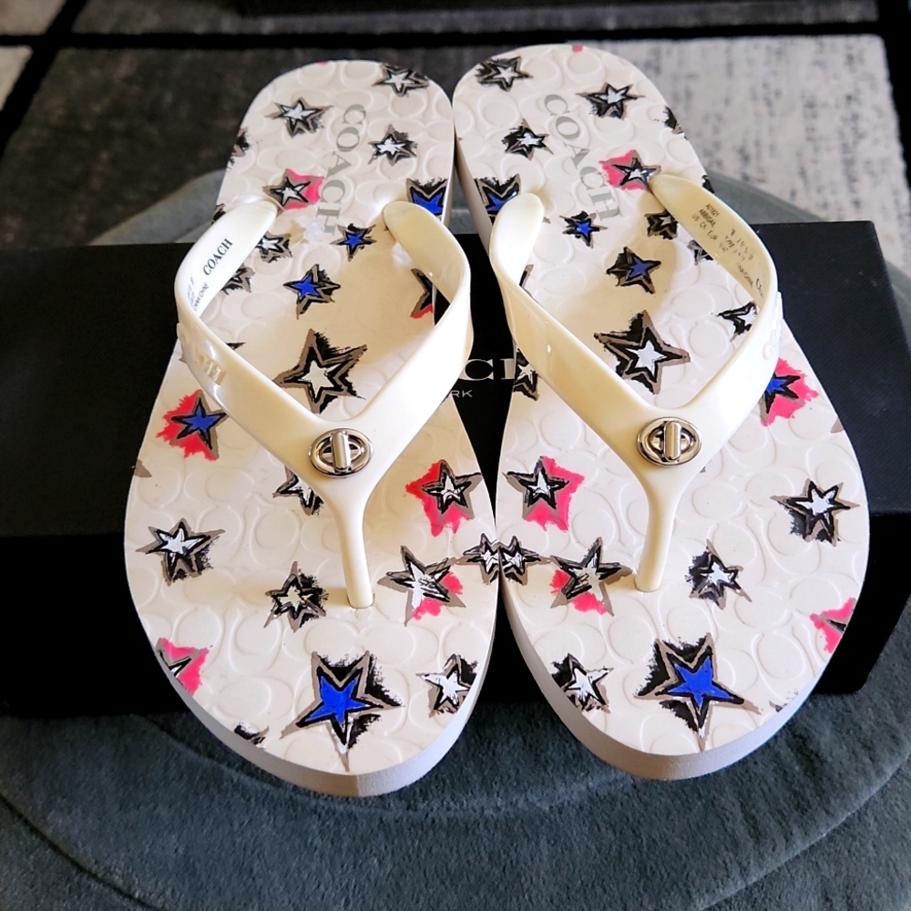 Coach Flip Flops
